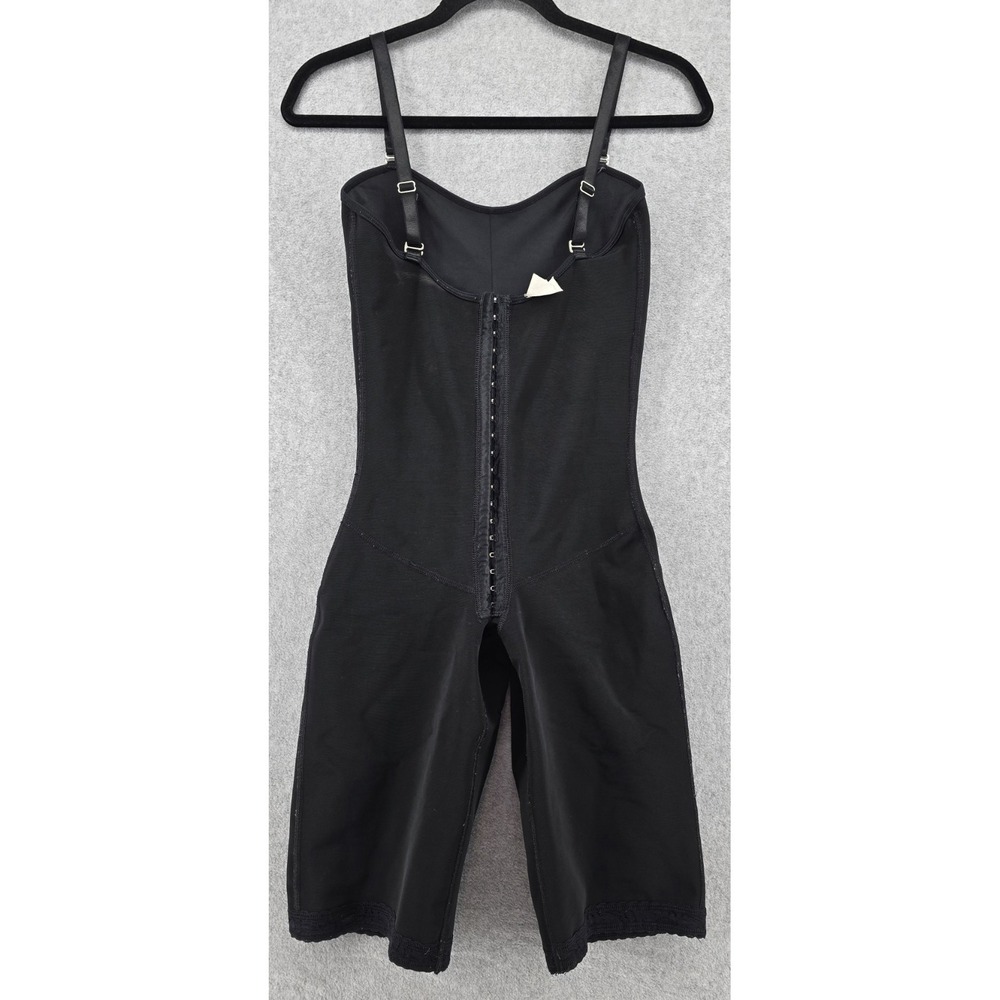 Faja Columbiana‎ Shapewear Body Suit Sz M Black Knee Length Adjustable Snatch